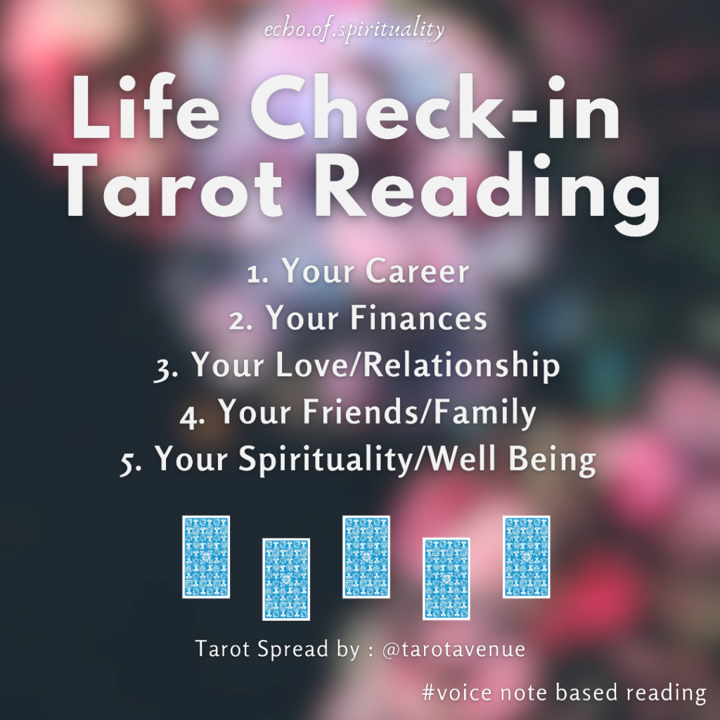 1 Life Check-in Tarot Reading 399_- 8$