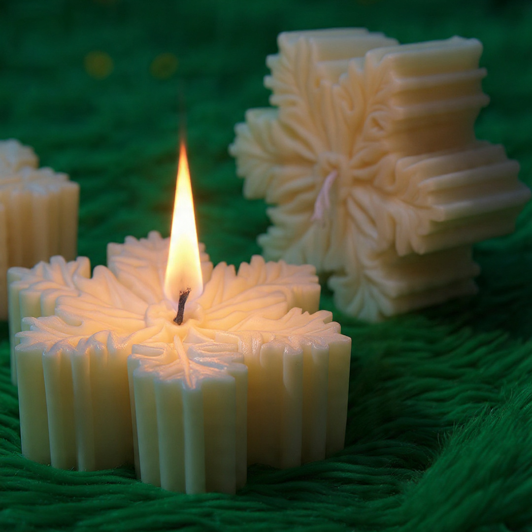 Snowflake Candle